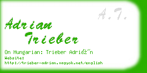 adrian trieber business card